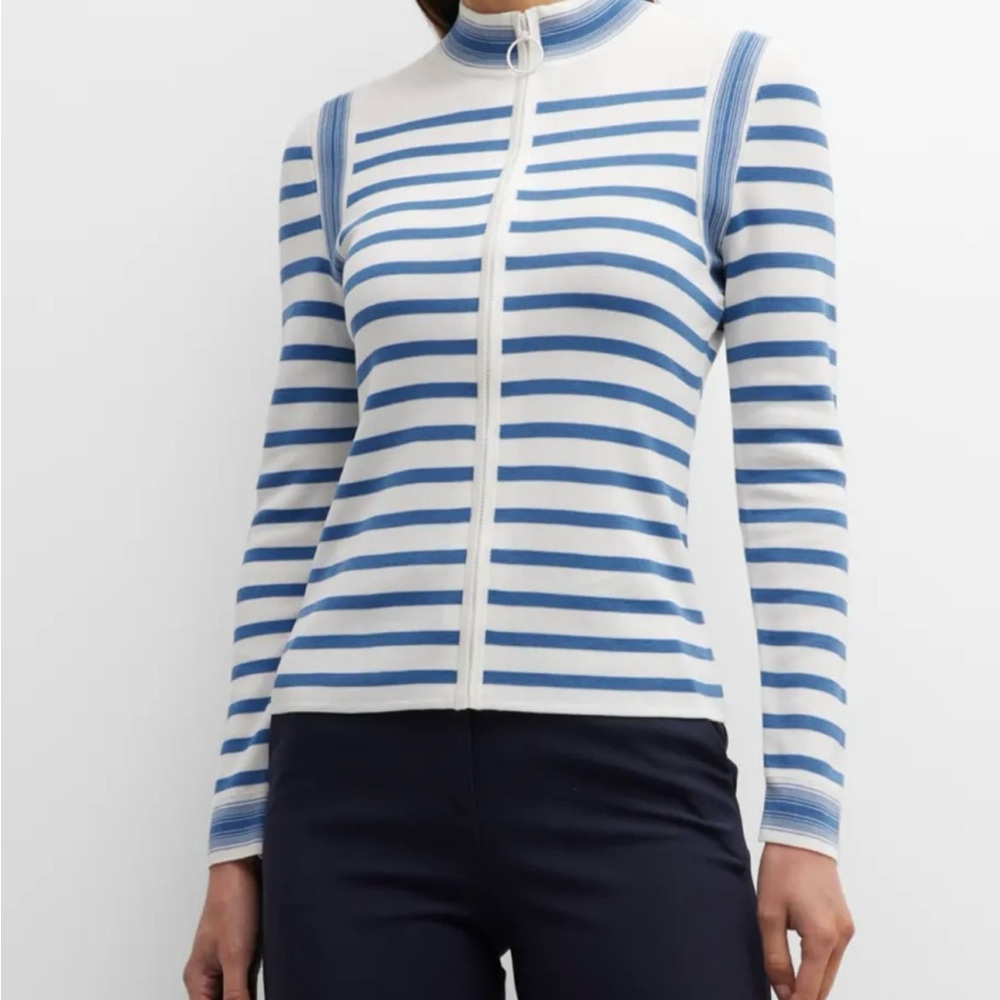 Akris Punto zip up sweater size 14
